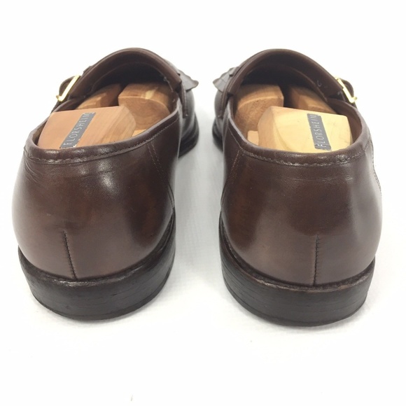 ALLEN EDMONDS Montague Brown Cap Toe Oxfords 12 W - Picture 4 of 8